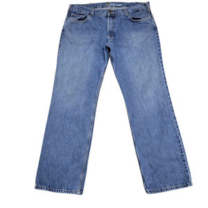 Carhartt Relaxed Straight Blue Jeans B320-WTB Size 38/32 Men's